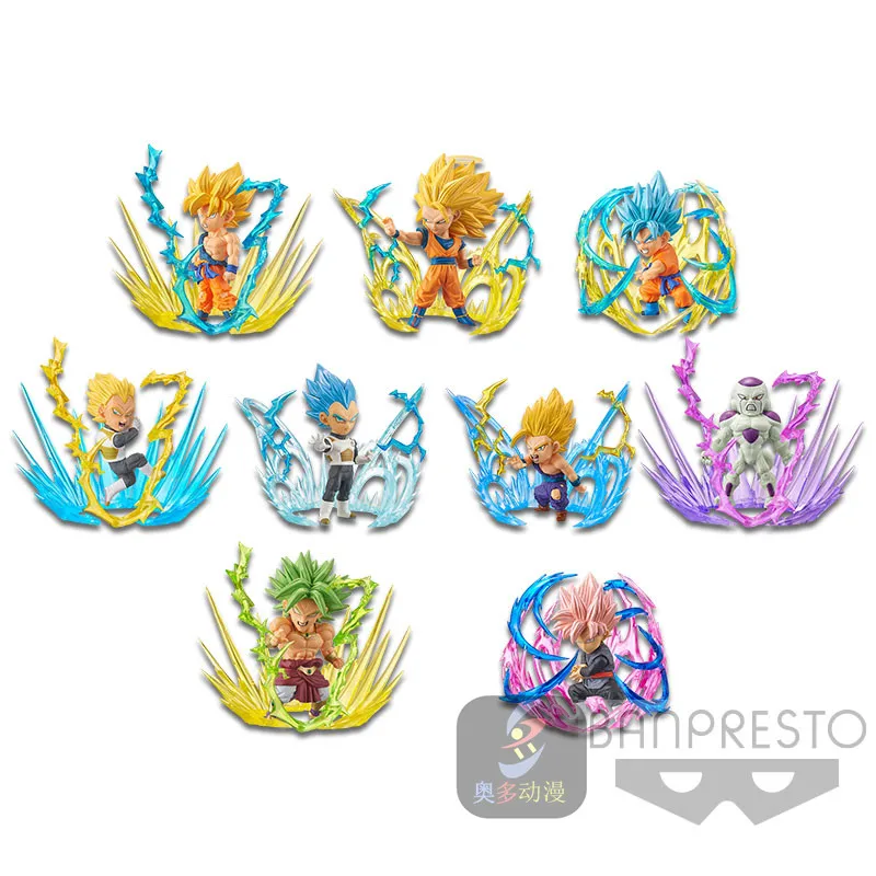 BANDAI Драконий жемчуг Z Супер сайян Боба брали Фриза Сон Гоку замасу экшн ПВХ