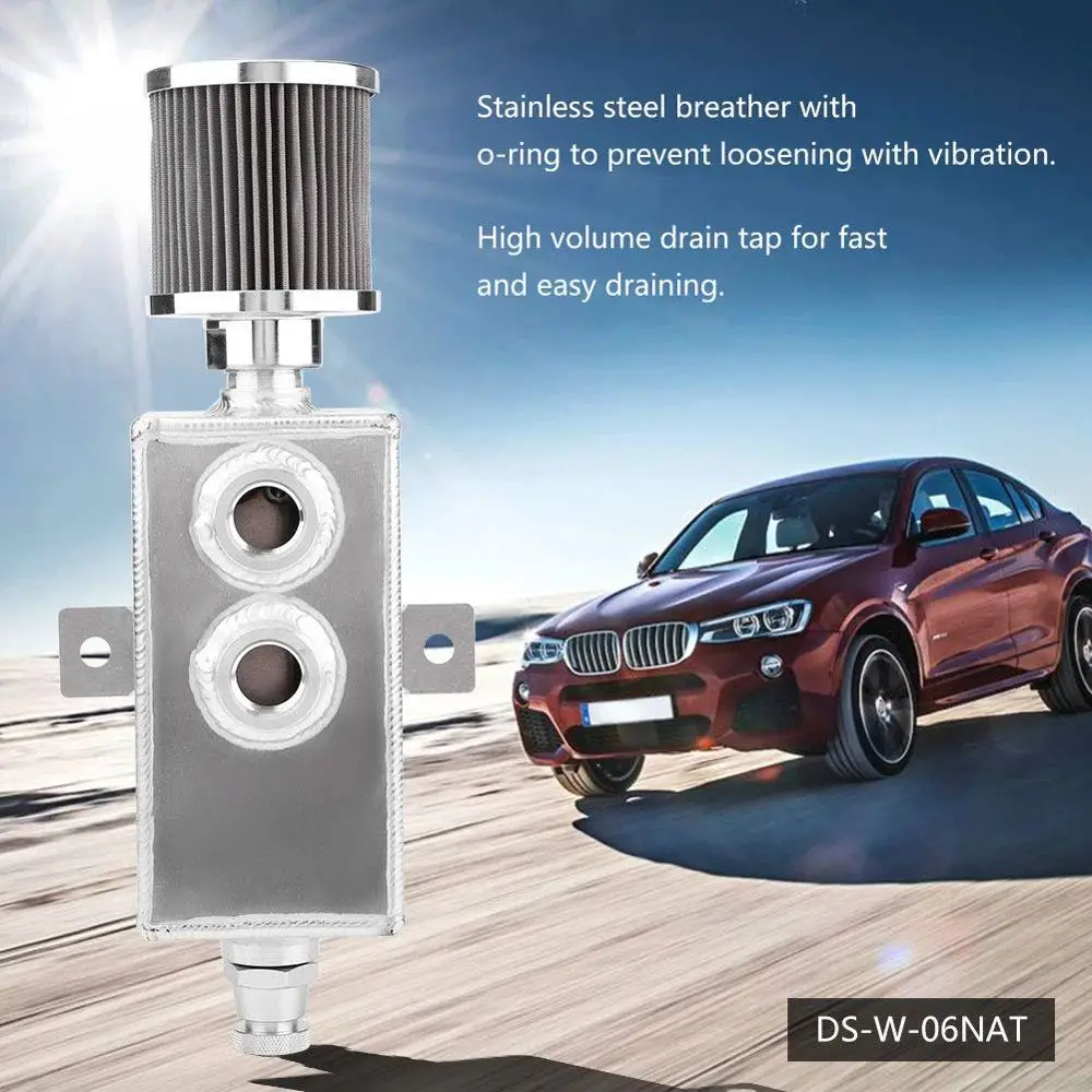 1L и 2L алюминиевый масляный бак с дыхательным сливным краном 2LT baffle RYANSTAR |