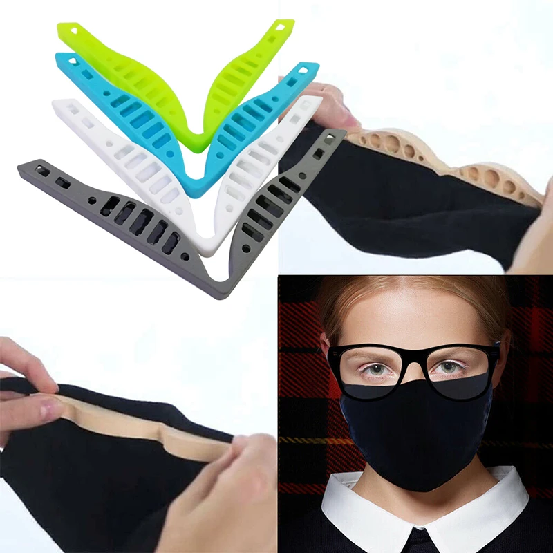 

Reusable Fog Free Holder Clip Nose Bridge Silicone Bracket Fog Glasses Mask Accessories Anti-Leakage Nose Pad Mask Bracket Tool