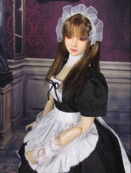 Dollsfigure CC125 CC126 Готический 1/6 сексуальный набор одежды Maidservant-ограниченная серия