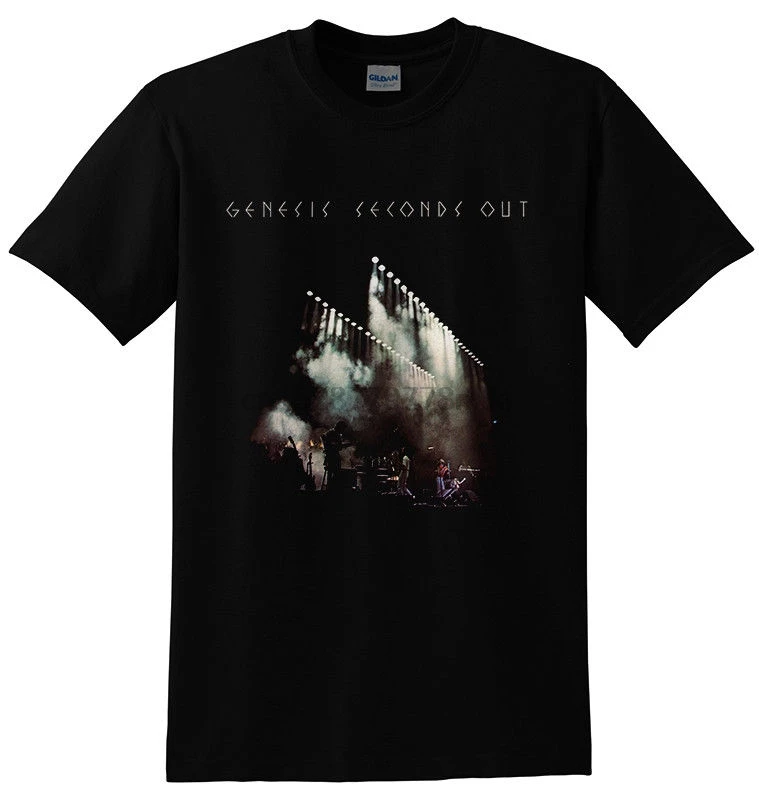 GENESIS Seconds Out Rock черная футболка Размер S до 3XL мужские футболки 2019 Мода Смешной