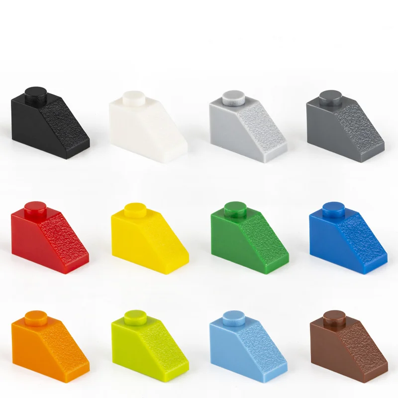 150 шт. строительные блоки наклонная для самолета 1x2 точки развивающие креативный