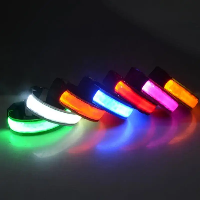 

Magic LED Night Run Lights Bracelet Safety Cycling Jogging Hiking Outdoor Sport Reflective Warning Light Armband Flashing Belt