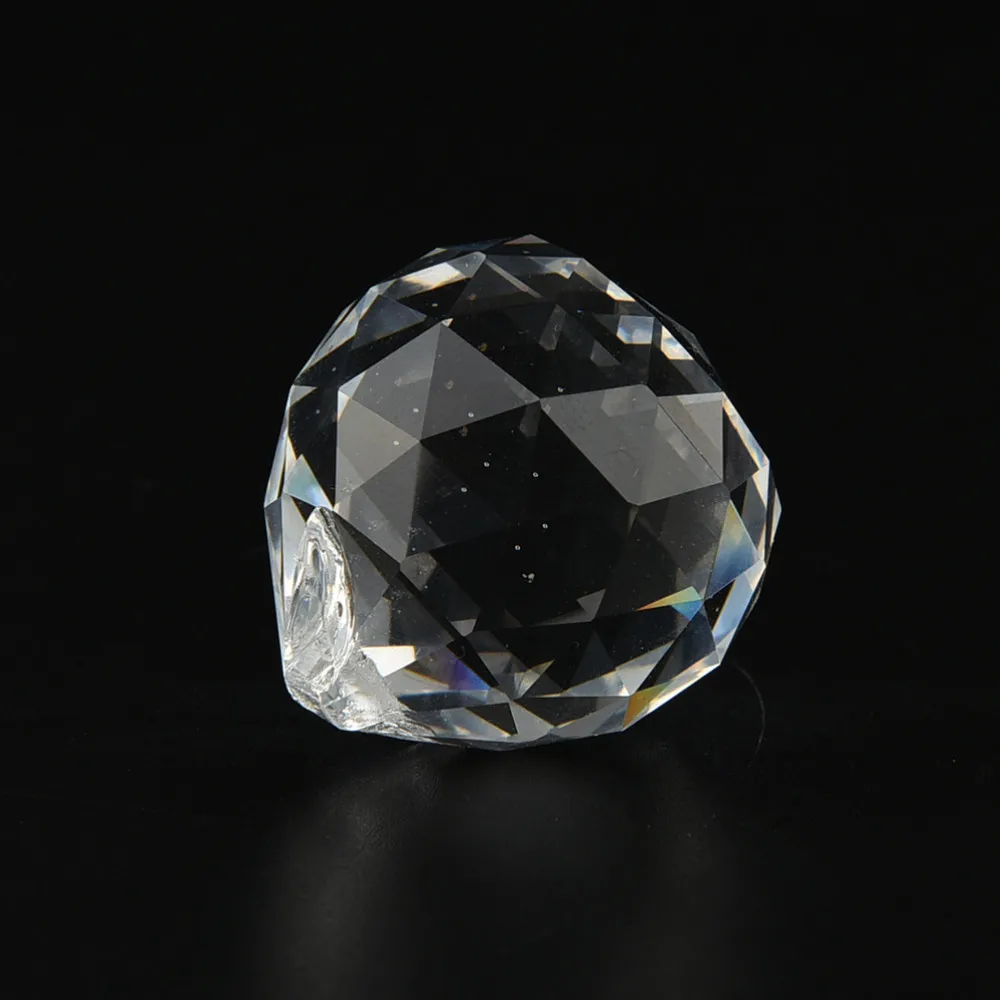 1 шт граненые стеклянные хрустальные люстры частей чистый витраж лампа украшение