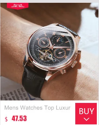 Брендовые мужские часы автоматические механические часы Tourbillon спортивные часы кожаные повседневные деловые часы в ретро-стиле Relojes Hombre