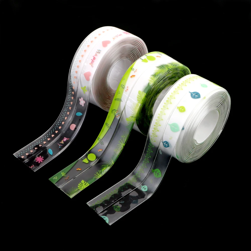 

Sink Sticker Wall Sealing Tape Anti-mold Waterproof Tape Self-adhesive Seam Stickers Bathroom Countertop Toilet Gap
