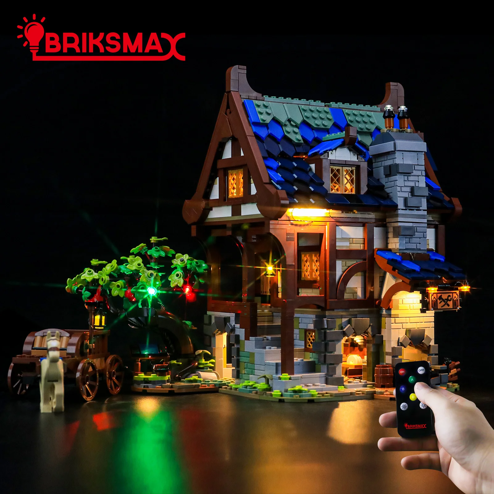 

BriksMax Led Light Kit For 21325 Medieval Blacksmith