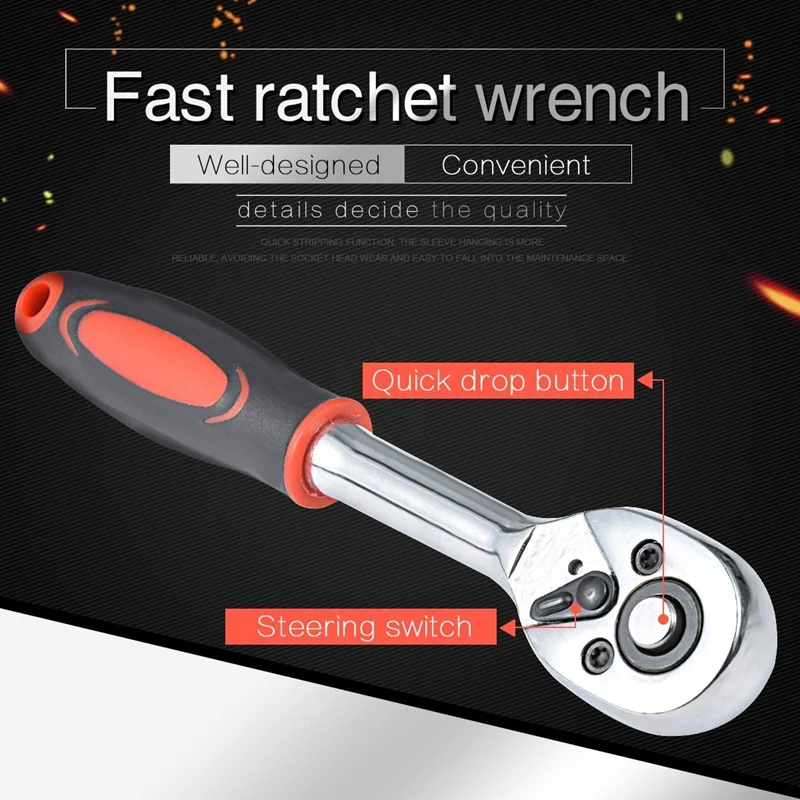 

1 Pcs Ratchet Wrench for Socket 24 Teeth Ratchet Handle and Extension Bar & 1 Pcs Mig Welding Machine Welding Torch