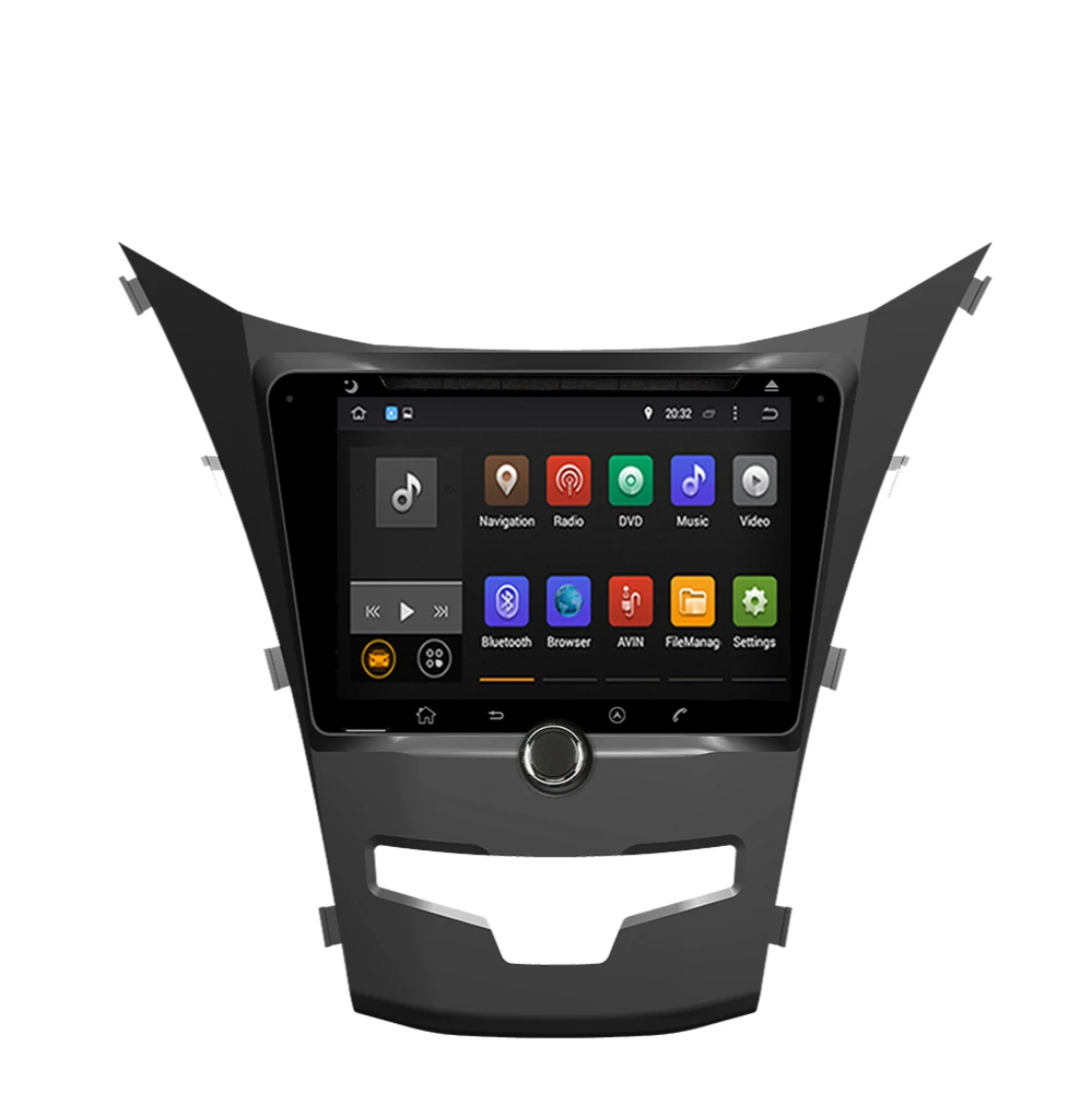 Автомобильный GPS-навигатор на Android 10 0 для SSANGYONG KORANDO/C210/ ACTYON 2013-2020 автомобильное