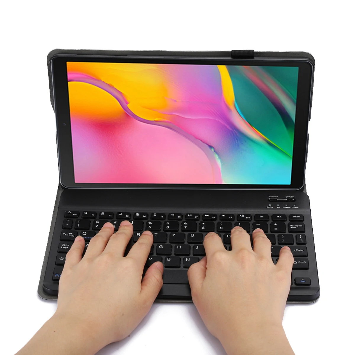 Клавиатура для планшета SOONHUA съемная клавиатура с защитным чехлом и USB кабелем