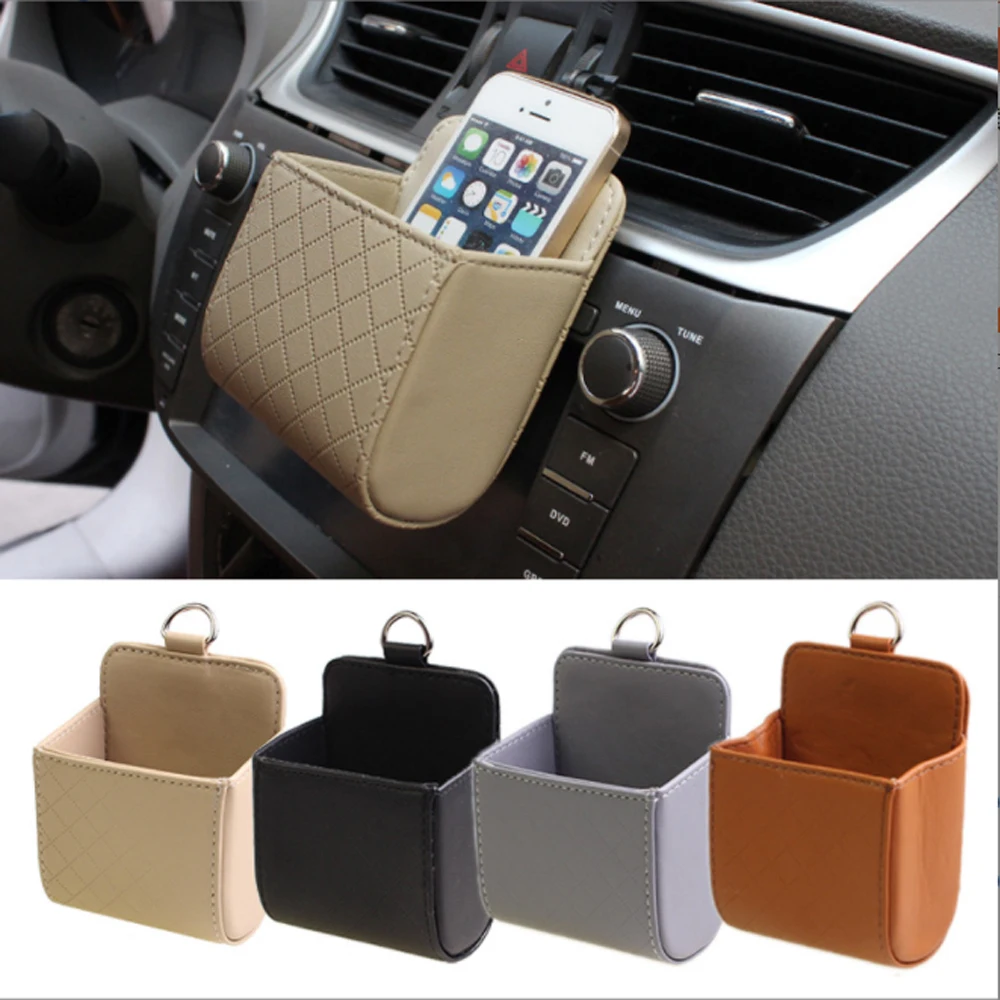 

Органайзер-держатель для монет, из ПУ кожи, на вентиляционное отверстие