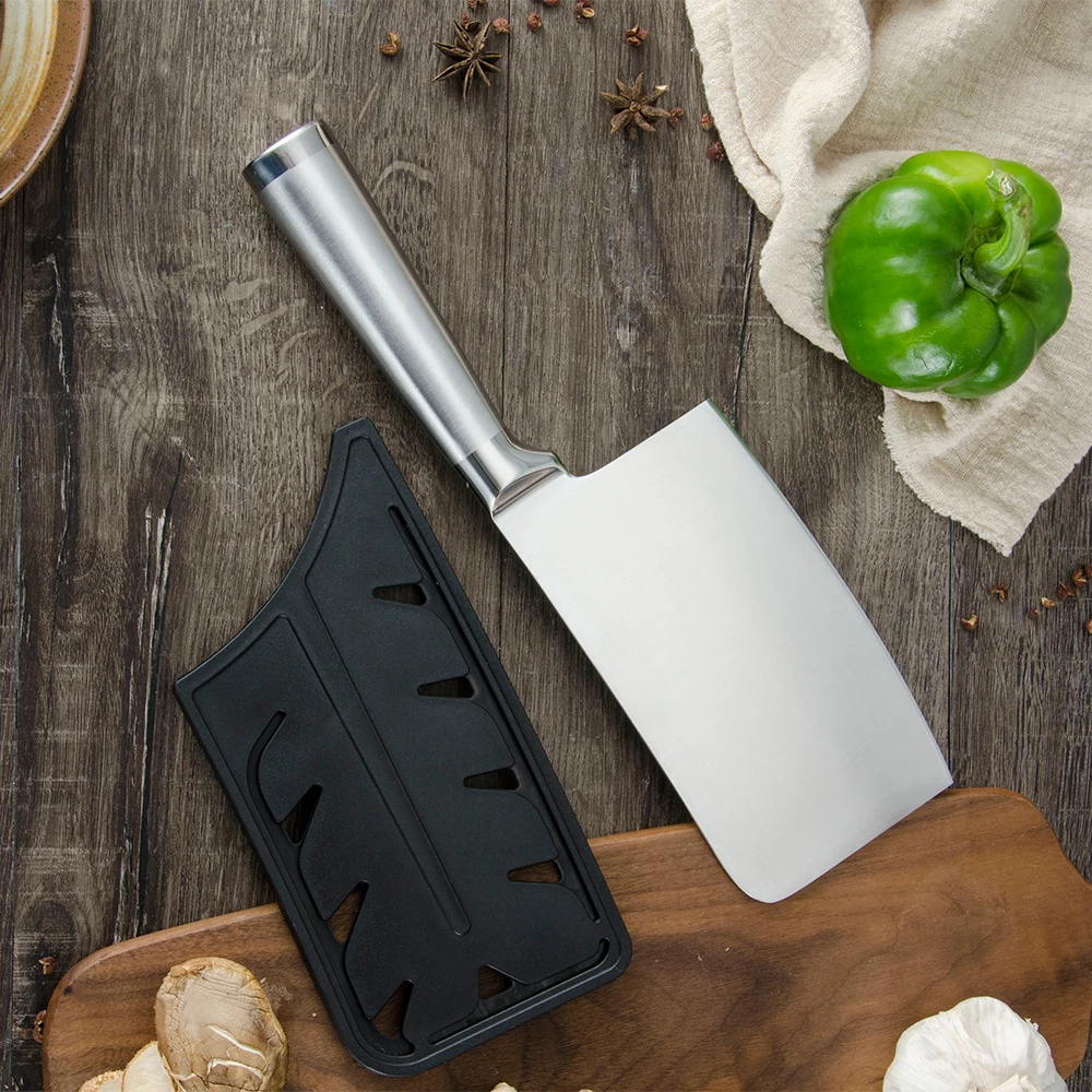 XYj нож из нержавеющей стали 6 дюймов кухонные безопасные ножи японский шеф повар