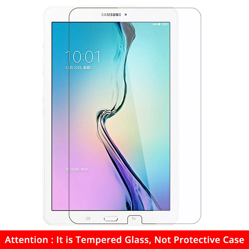 Чехол для samsung Galaxy Tab E 9,6 T560 T561 SM-T560 SM-T561 планшет Funda Тонкий Стенд PU кожаный чехол для samsung Tab E 9,6 чехол - Цвет: Glass Film(Not Case)