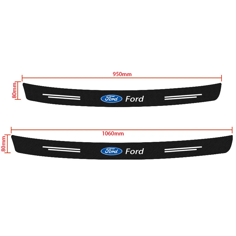 Защита заднего бампера автомобиля из углеродного волокна наклейка с отделкой от