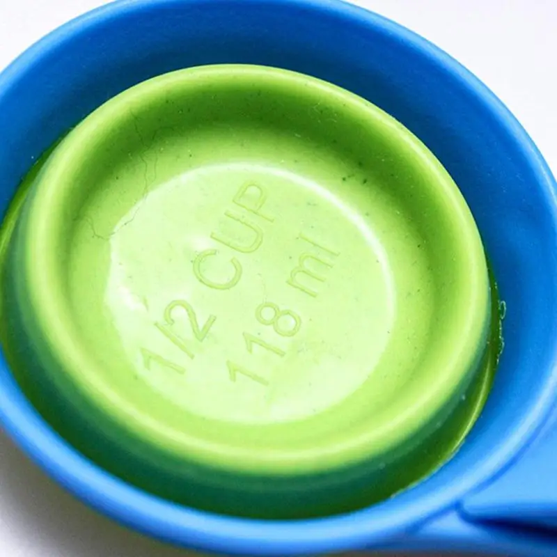 

1PC Multi-functional Folding Silicone Feeder Food Spoon Foldable Food Bag Water Bowl Measuring Cup For Pets
