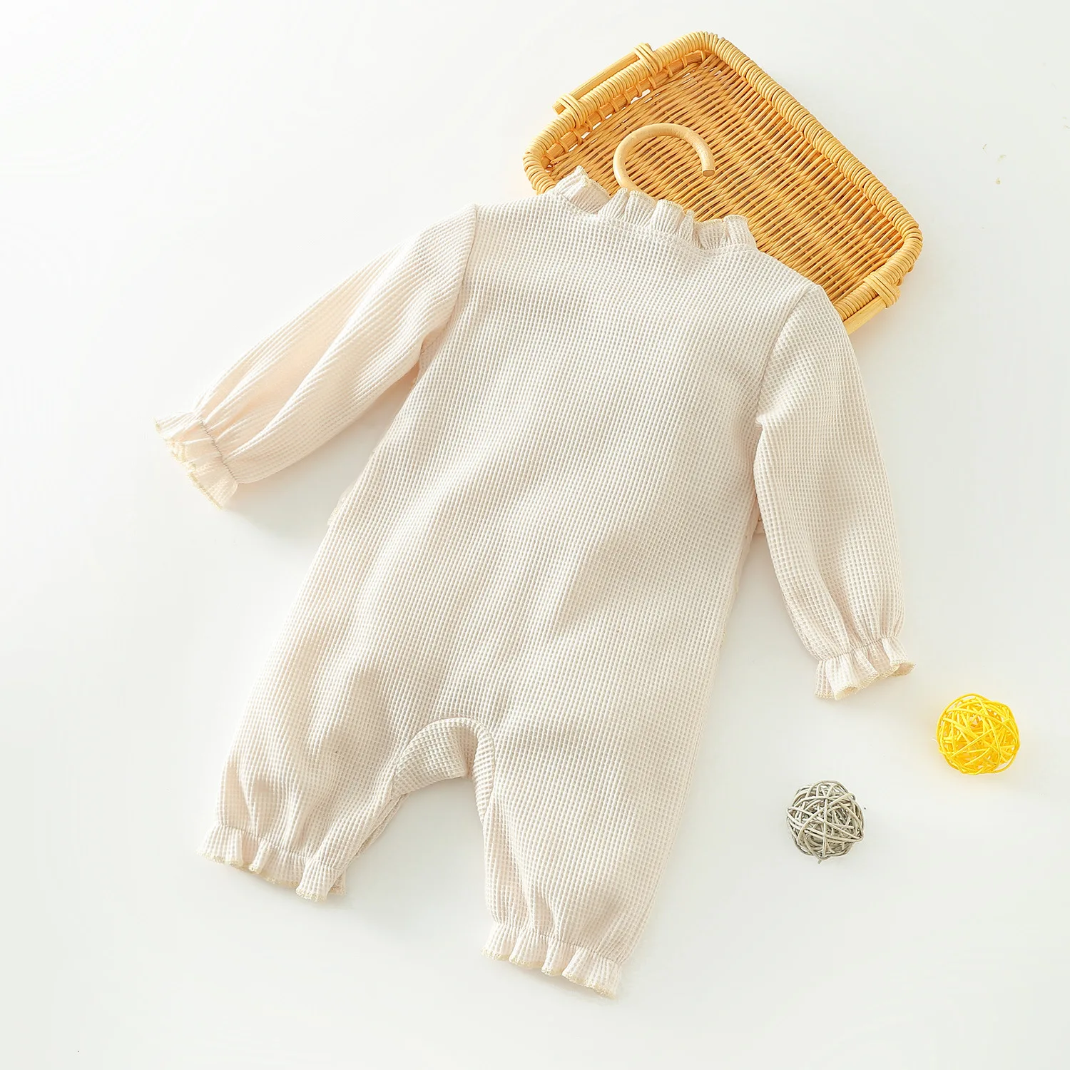 

Baby Newborn Girls Knitting Romper Autumn New Kids Girls Cotton Casual Long Sleeve Jumpsuit Kid Thin Rompers Clothes