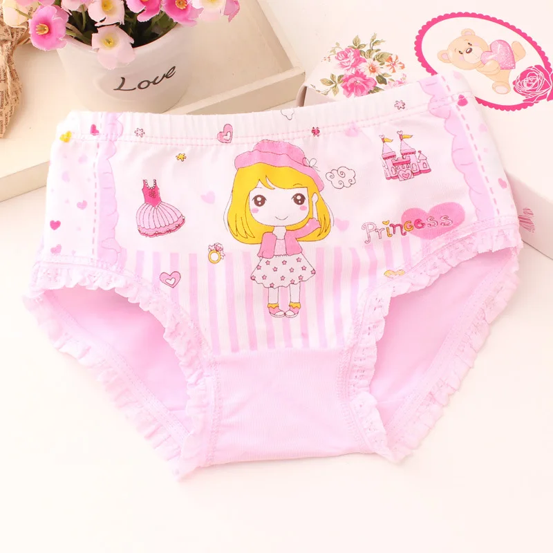 4 шт./лот новинка Лидер продаж детские трусики трусы для девочек нижнее белье из