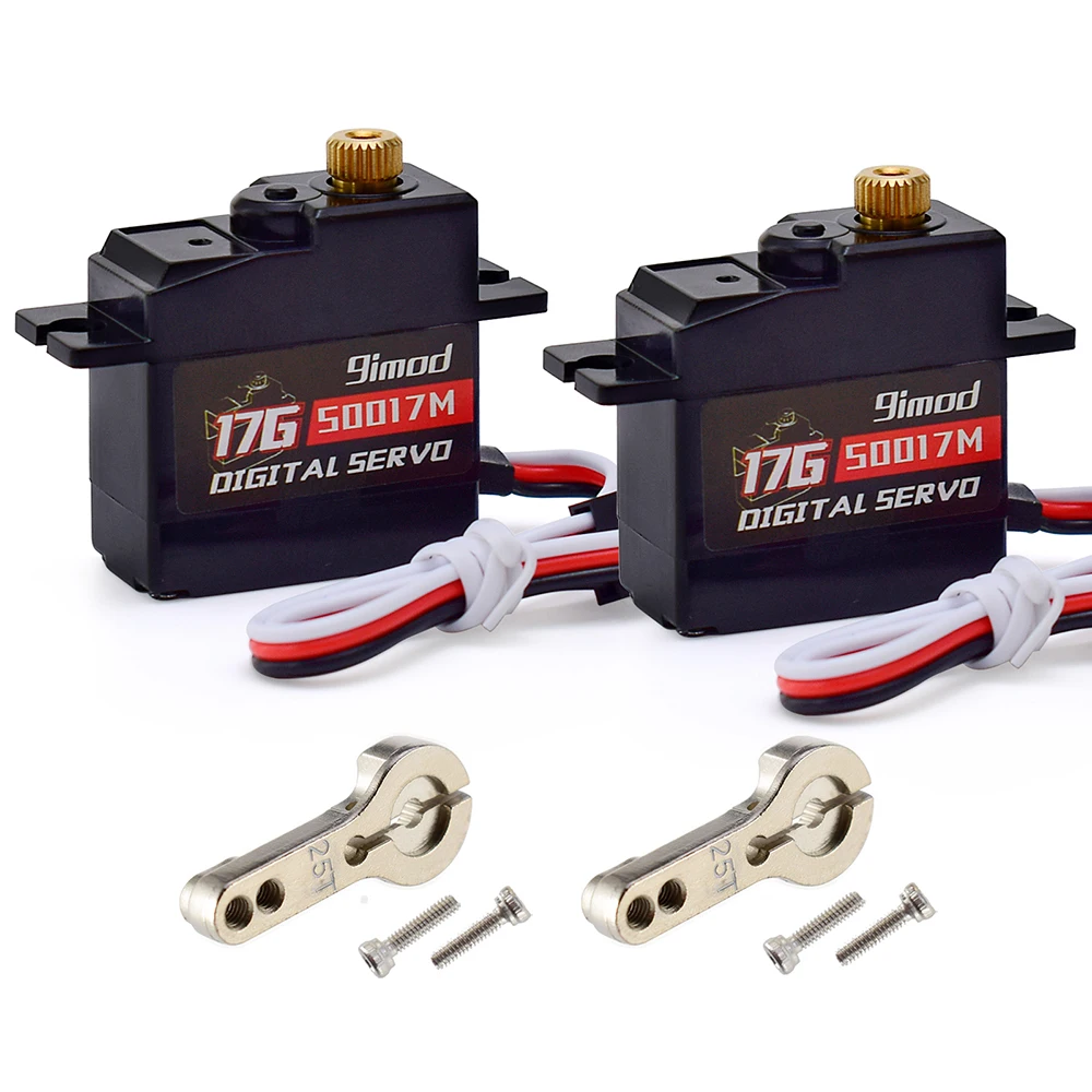 

Bargains 9imod Micro Servo 17g Metal Gear 1.8KG Digital Servo Accessories for 1/18 1/16 RC Car Airplane Robot Plane RC boat