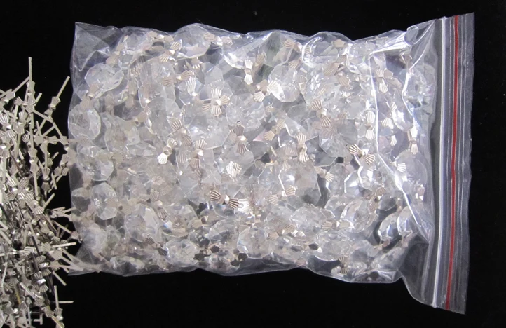 10 м/лот прозрачная стеклянная Хрустальная гирлянда/нитка с