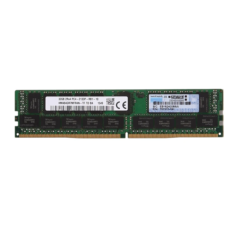 

ОЗУ DDR4 32 ГБ, 2133 МГц, 1,2 в, контактов