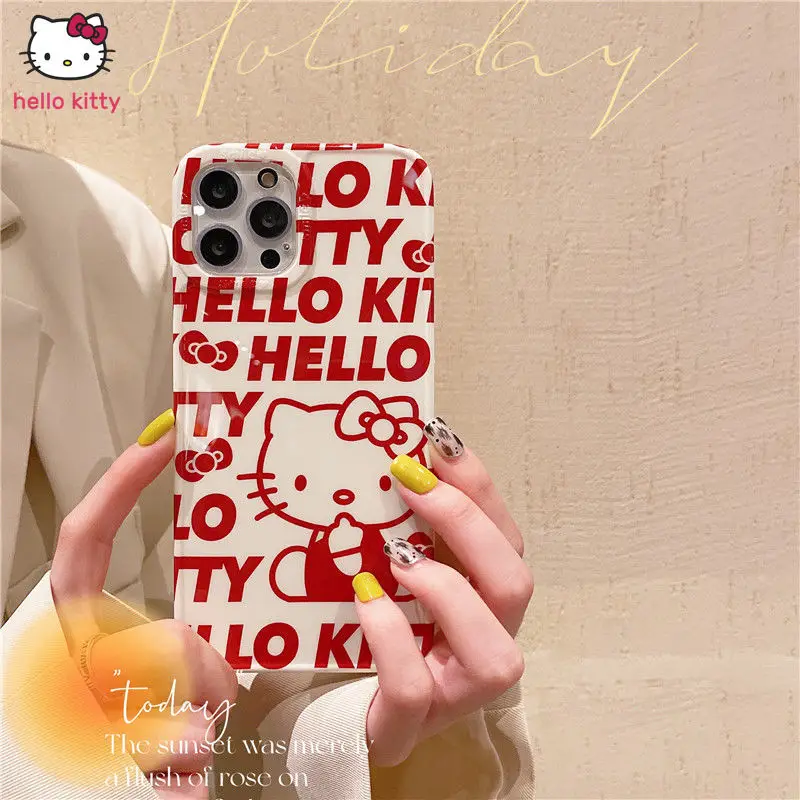 

Силиконовый чехол Hello Kitty для iPhone12promax7 8 / x/xr / 11/12
