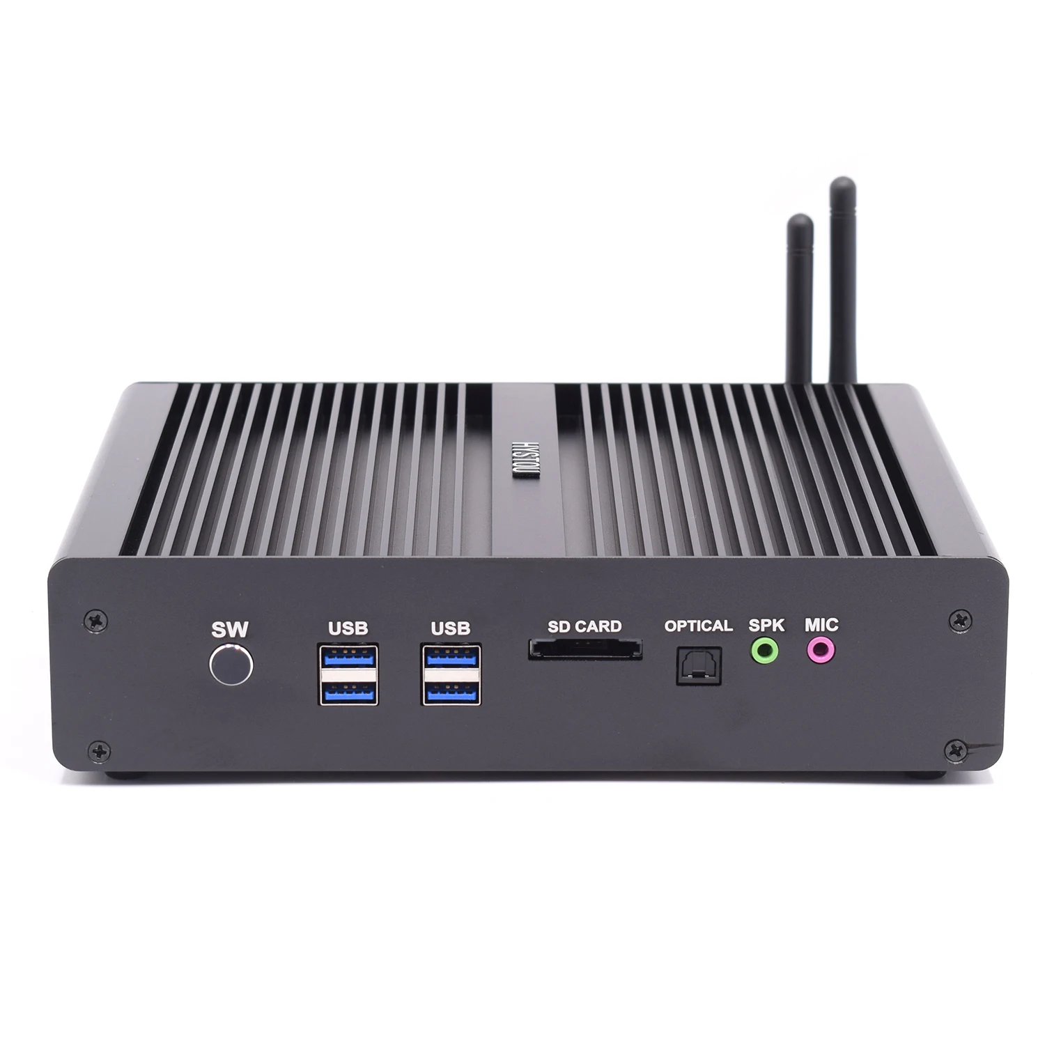 Четырехъядерный процессор Intel i7 5500u Мини ПК windows 10 2 * Gigabit lan Linux Ubuntu HDMI HTPC Barebone