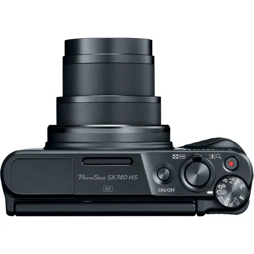 Цифровая камера Canon SX740 PowerShot HS черная 40-кратный зум 4K видео Wi-Fi | Электроника