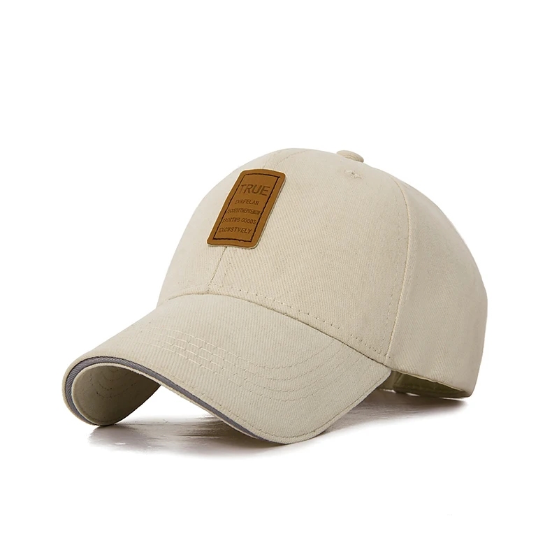beige Evrfelan,, Весенняя хлопковая бейсболка, бейсболка, летняя кепка, хип-хоп облегающая Кепка, головные уборы для мужчин и женщин - Цвет: beige