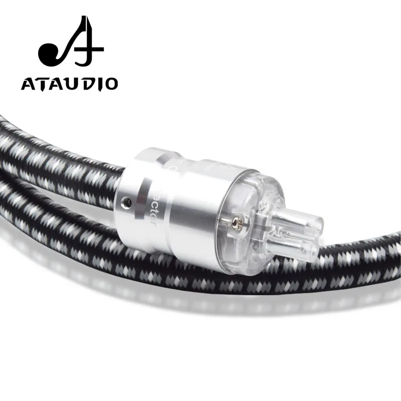ATAUDIO кабель питания Hi-Fi EU Hi-end 6N OFC усилитель CD amp 8 слов хвост шнур | Электроника