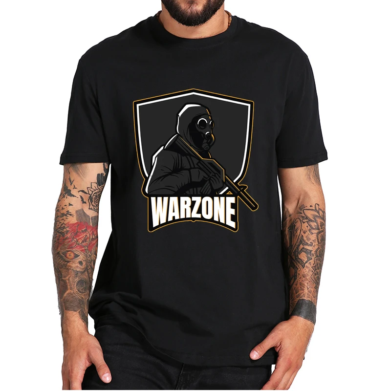 

Call Of Duty Warzone Soldier 9 Character T-Shirt Classic Shooter Video Game Essential Men's Tee Tops 100% Cotton EU Size