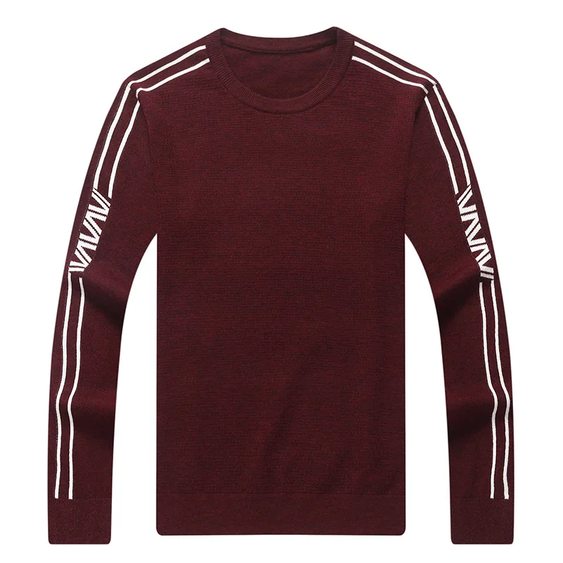 Повседневный пуловер мужские свитера 2020 новая мода Smart Slim Fit классический