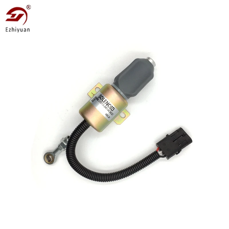 Ezhiyuan 1757ES 12E8UC3B1S2 24E8UC3B1S2 12 В 24 соленоид отключения топливного двигателя|Детали