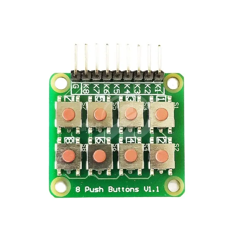 

Micro switch 2*4 matrix 8-bit independent key single-chip microcomputer external expansion keyboard module