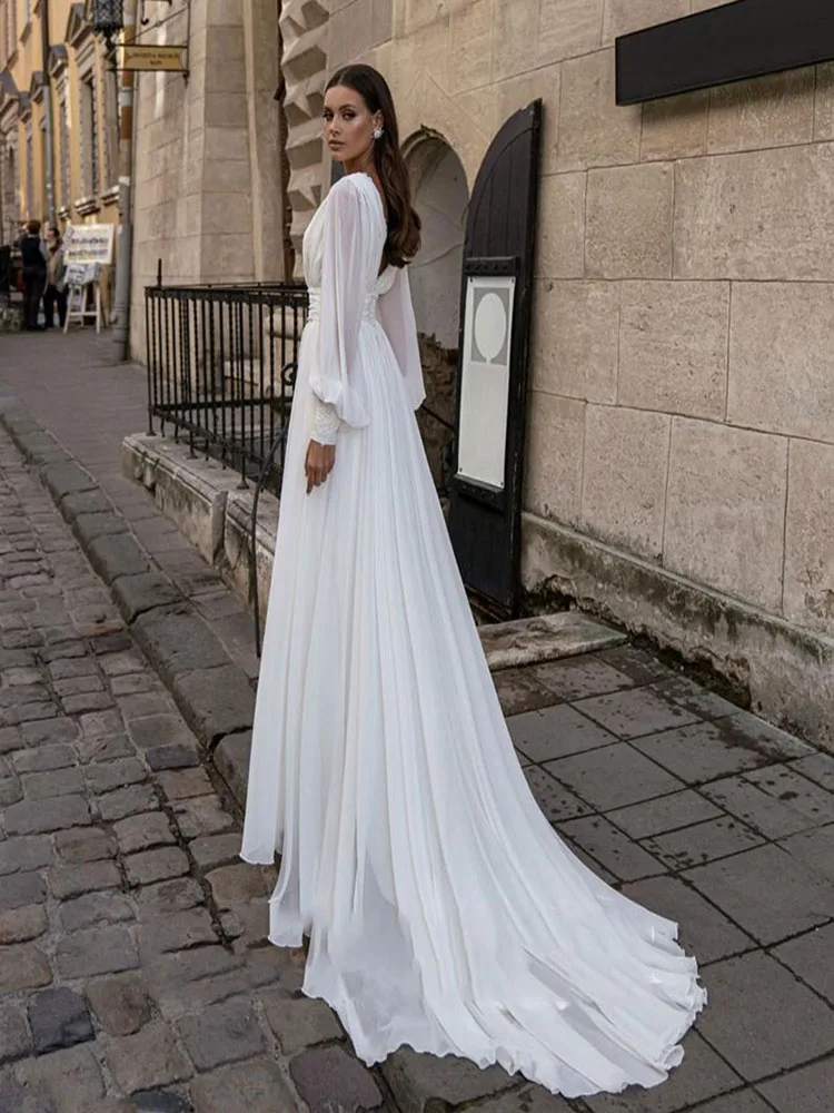 

BAZIIINGAAA Simple Wedding Dress Lace Little Beading Strapless Dress Luxury Wedding Gowns Bridal Can Be Washed Bride Dresses