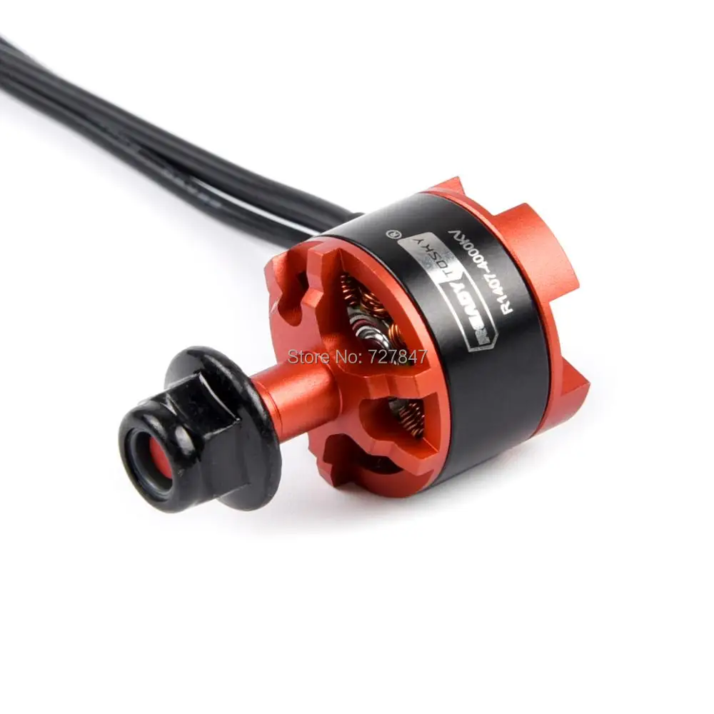 Новый 1407 4000KV 2-3S бесщеточный двигатель CW/CCW для радиоуправляемого дрона FPV Racing