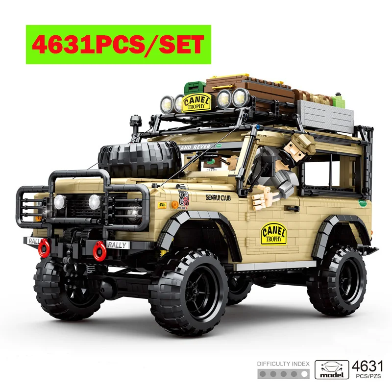 

4631pcs MOC technic blocks camel cup Off-road car competition model city Building Blocks creator toy Gifts for friends