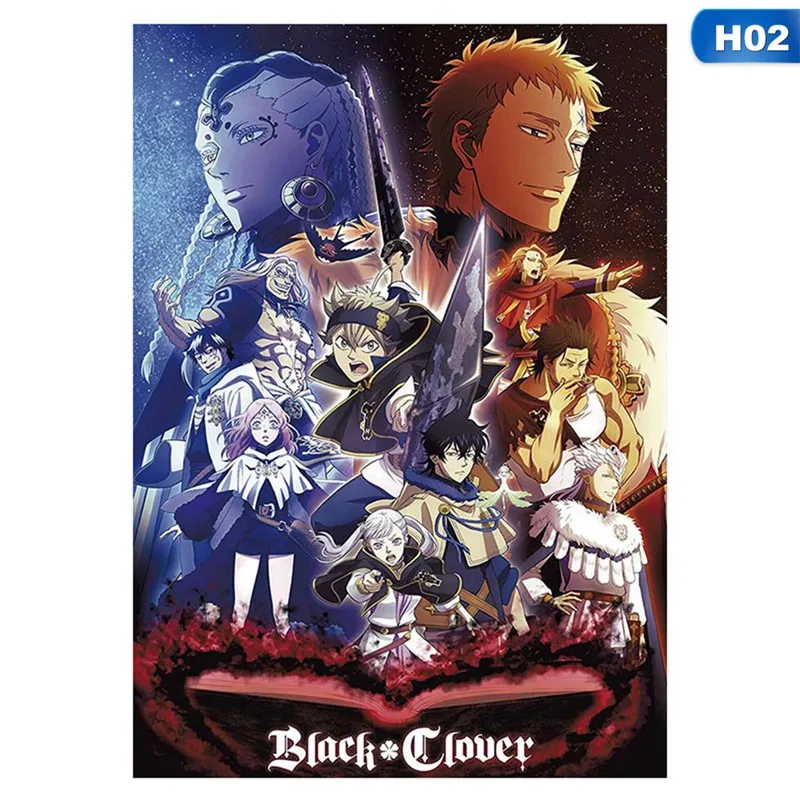 Популярный Редкий черный клевер искусство на стене домашняя декоративная