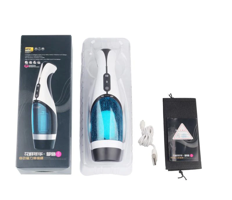 Automatic Telescopic Rotation Male Masturbator Cup Blowjob Heating Dildo Massager Realistic Vagina Sex Machine Toys for Man | Красота и