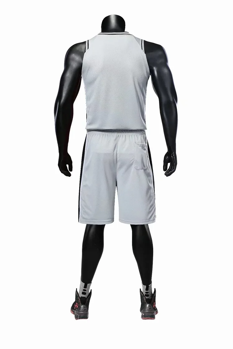 

Custom American Basketball Mens San Antonio Gym Quick Dry Digital Printing Wear Jersey Set Pocket Shorts