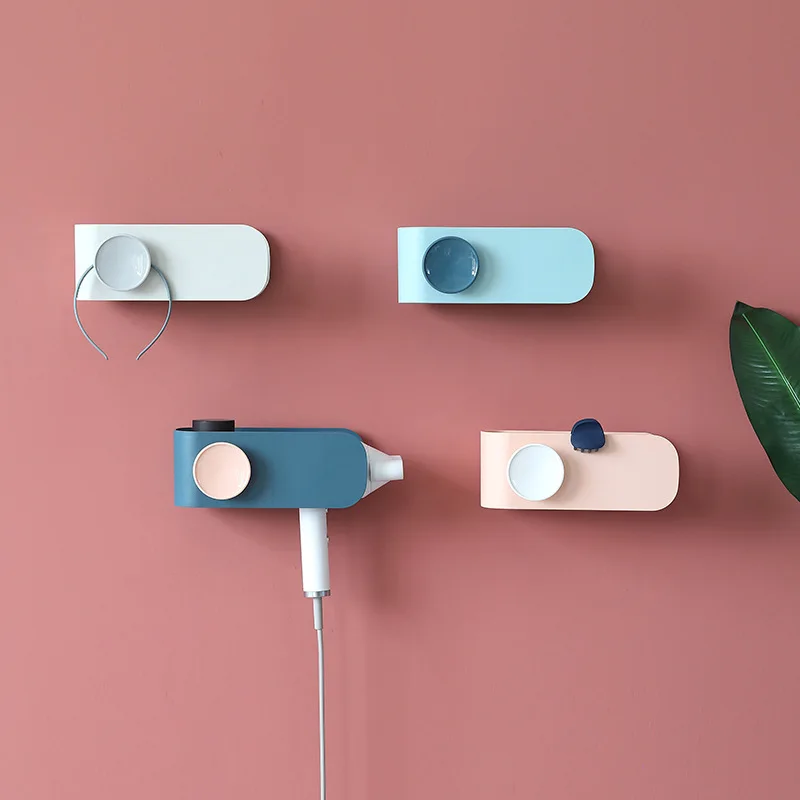 

Air Dryer Rack Hole-Free Bathroom Toilet Storage Shelf Wall-Mounted Hair Cylinder