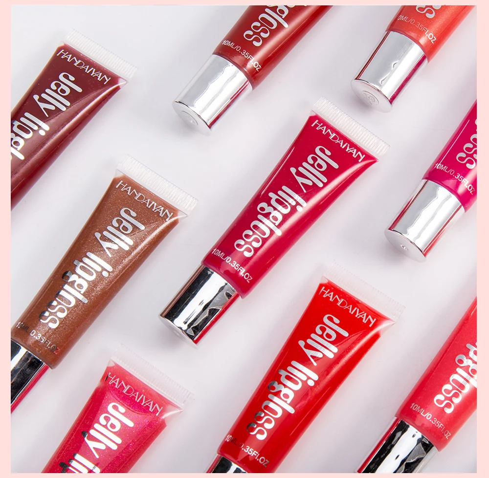 

2021 New 12 Colors Lipstick Long Lasting Shimmer Mental Beauty Lip Gloss Nude Glitter Lip Gloss Beauty Red Lip Tint