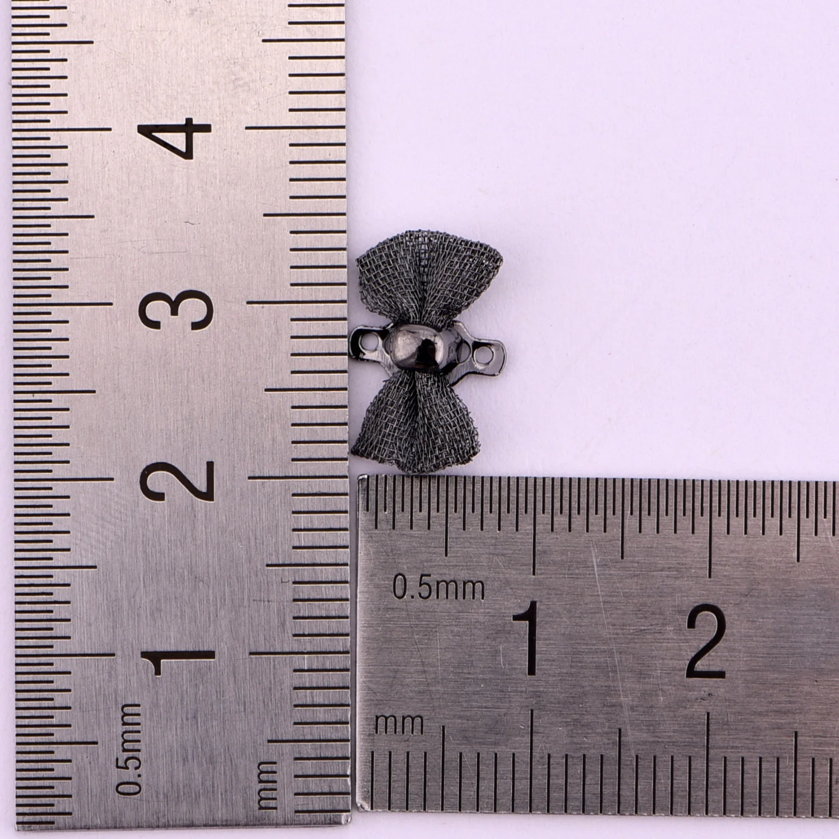 12 мм 5 шт. медные цветов талисманы на удачу металлическая сетка галстук-бабочка