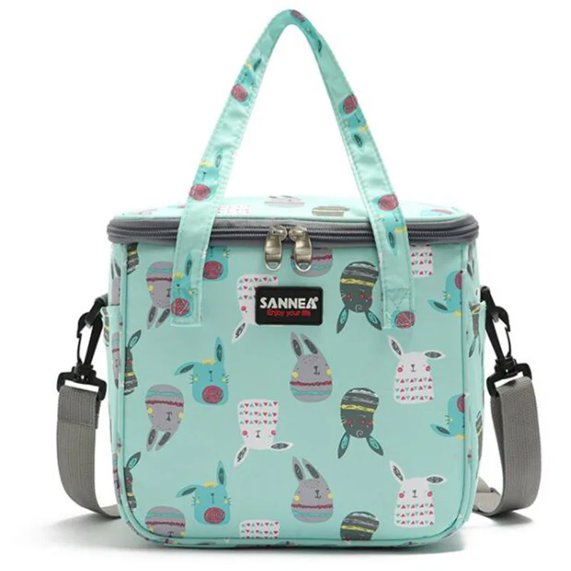 7L водонепроницаемая сумка холодильник с принтом термо обед пикник ящик