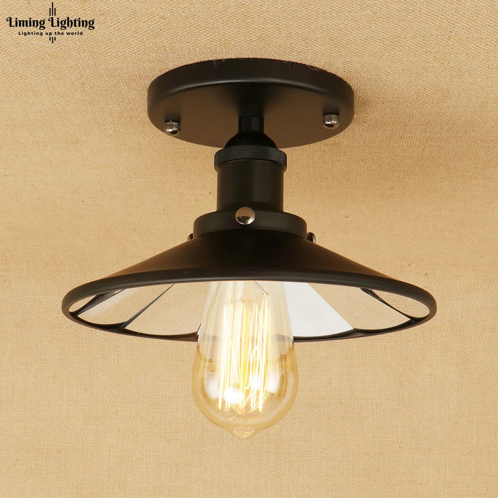 Лофт винтажные потолочные светильники Lamparas De Techo Lustre Luminaria Abajur комнатная потолочная лампа освещение Промышленное освещение для гостиной