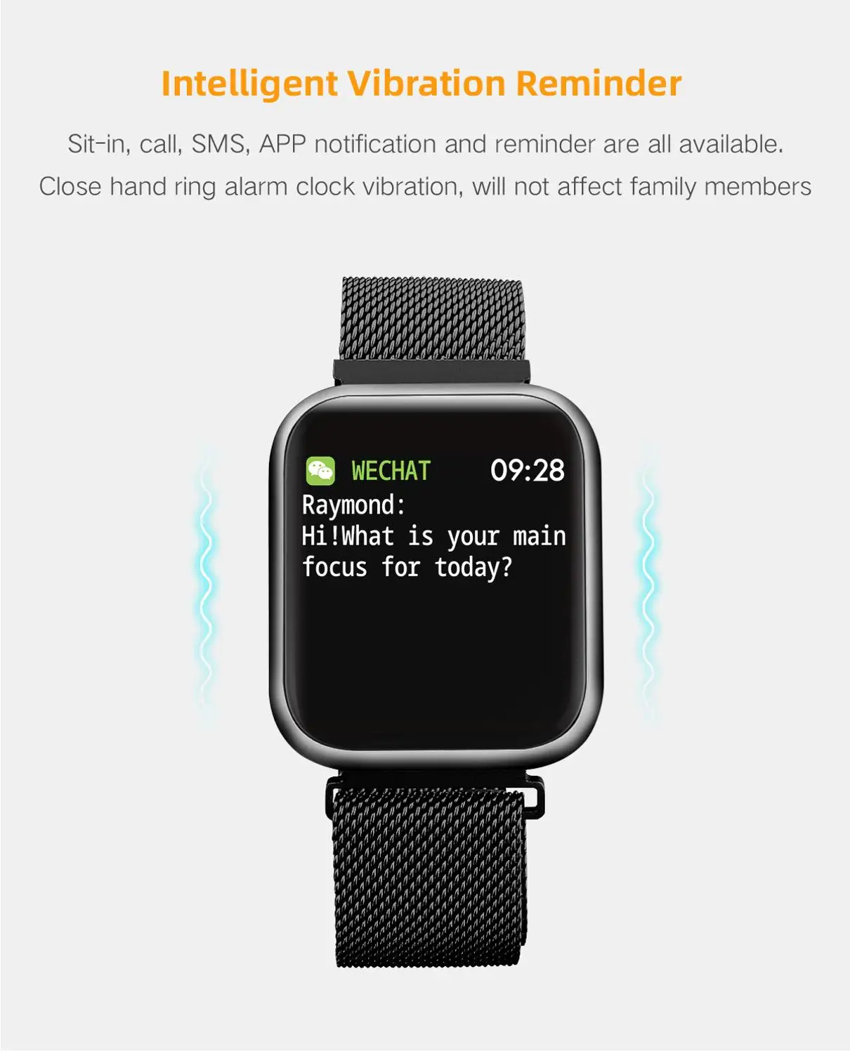 Смарт-браслет P80 для мужчин водонепроницаемый IP68 спортивный фитнес мониторинг