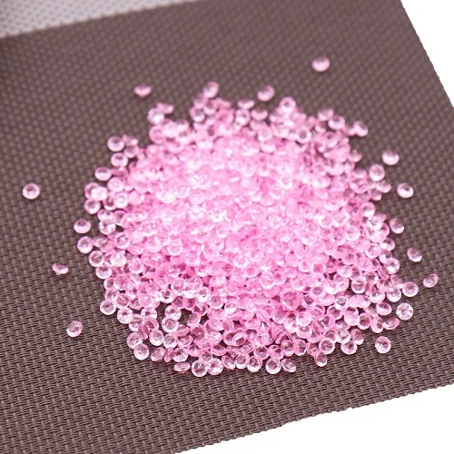 Light Pink Хит 1000 шт 4,2 мм Акриловые Алмазные хрустальные блестящие прозрачные конфетти для свадебной вечеринки Конфетти украшения стола разлетающиеся бусины - Цвет: Light Pink
