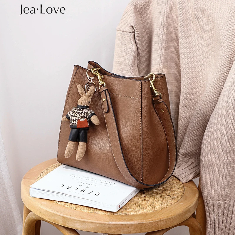 

Новая модная кожаная женская сумка Jea Love, сумка-мессенджер через плечо