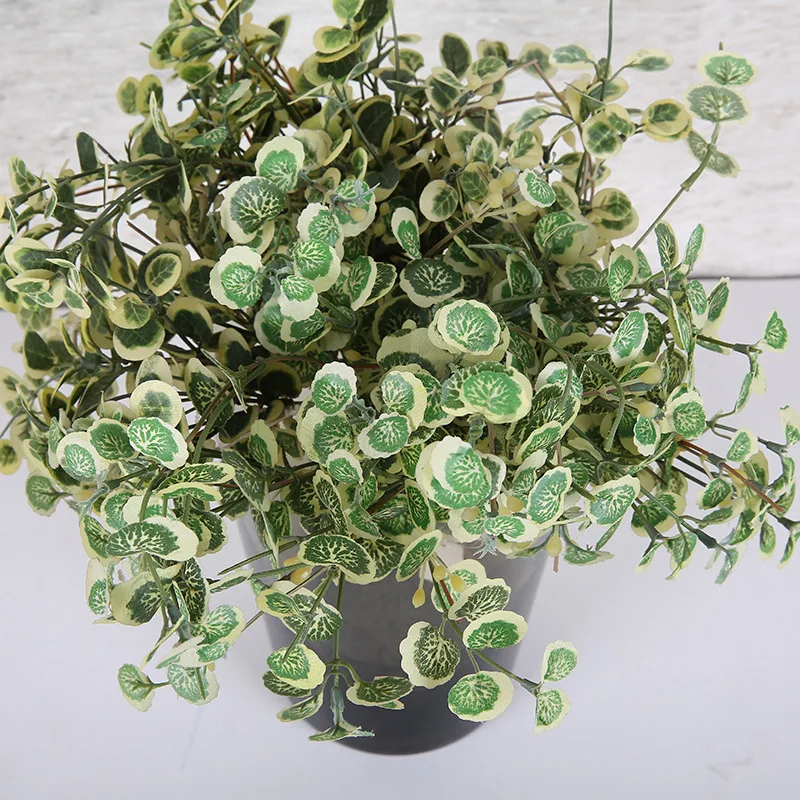 Искусственные деньги листья шелковая трава растение зеленый - Цена: 148.67