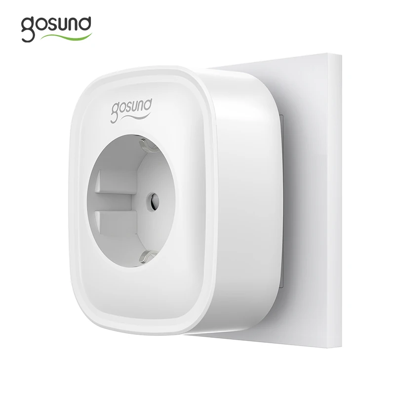 Умная вилка Gosund с Wi Fi и 2 USB портами дистанционное управление через приложение Tuya