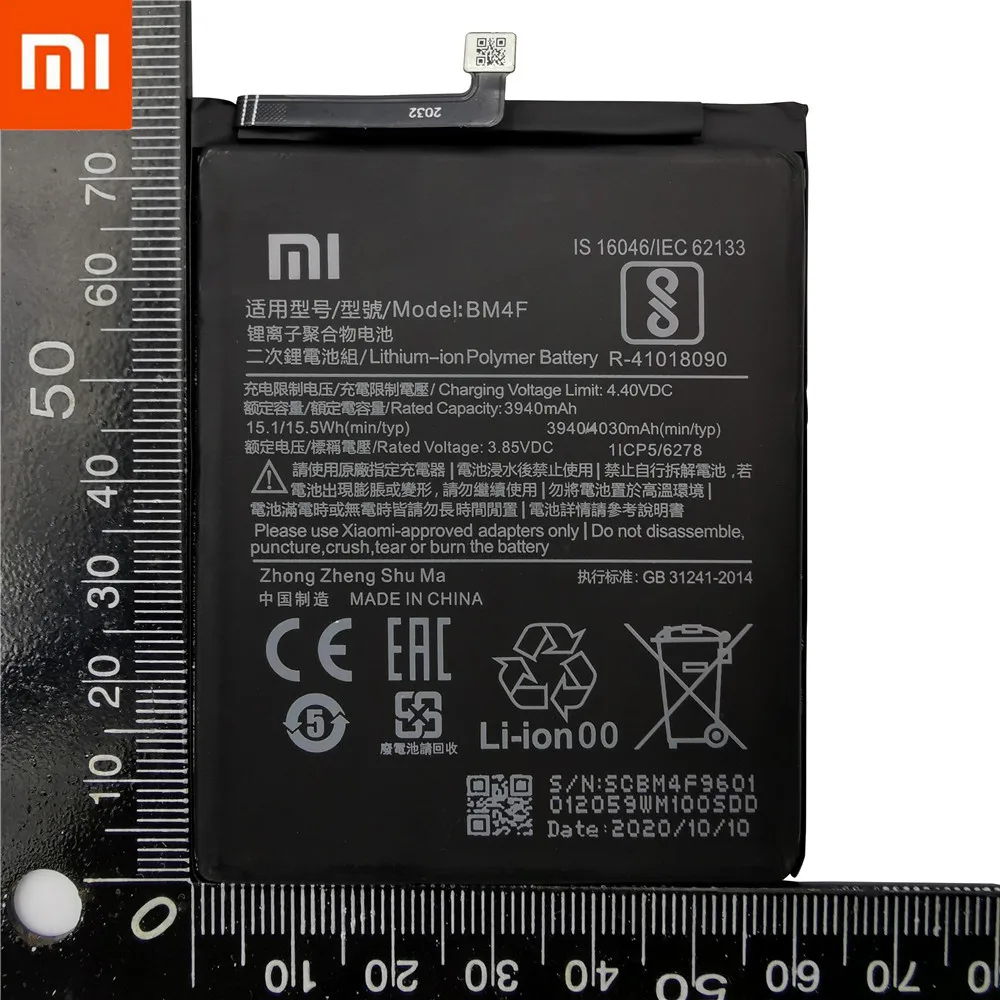 

100% Original New XIAO MI Replacement Phone Battery for Xiaomi Mi A3 CC9 CC9e CC9 Mi9 Lite bateria Batteries +Gift Tools
